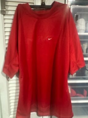 Nike Bright Red Crewneck Athletic Tee
